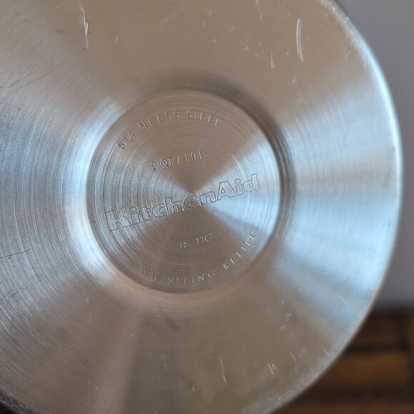 2 Quart KitchenAid Stainless Steel Whistling Tea Kettle - Picture 3 of 7